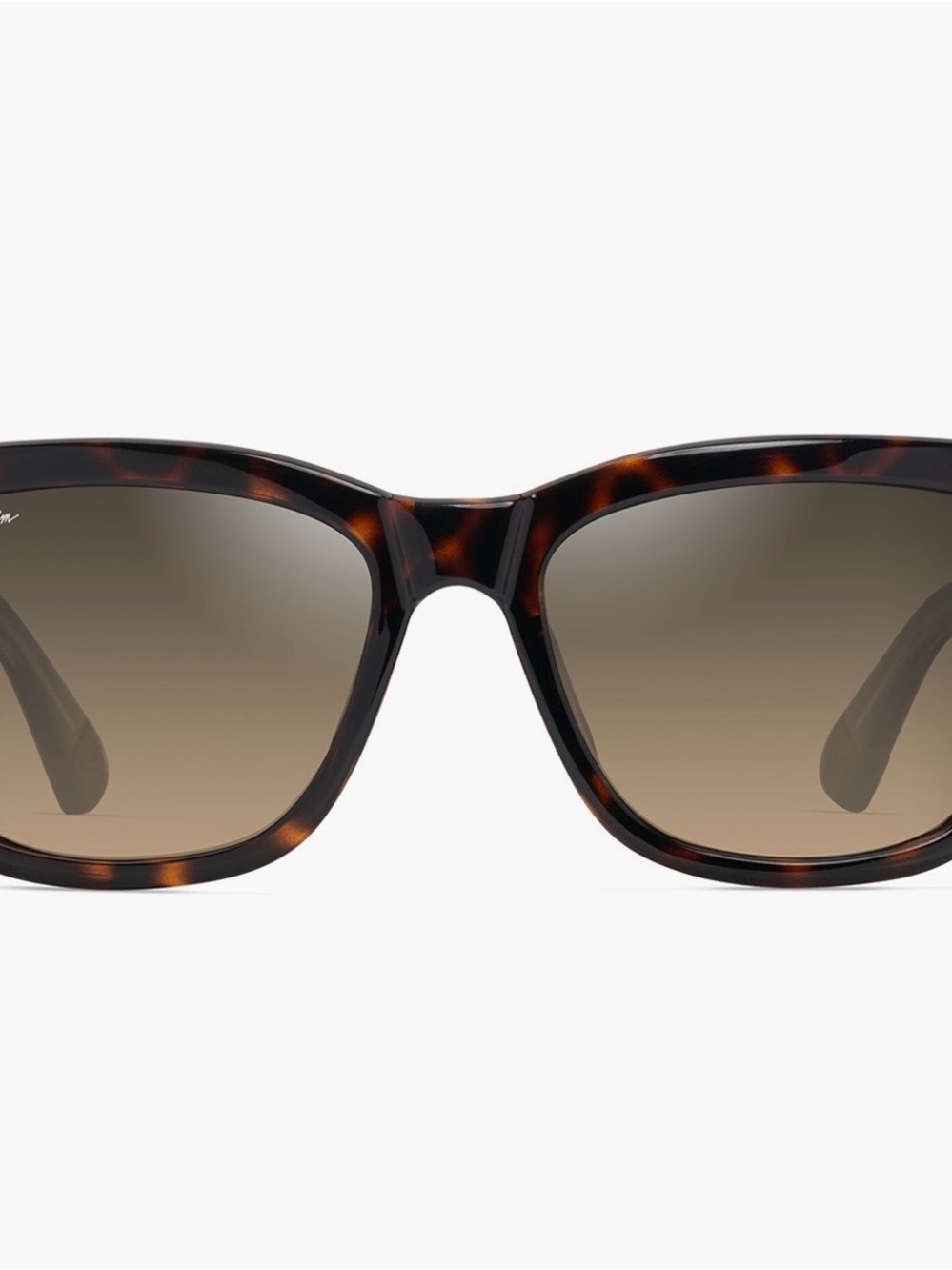 Tortoiseshell Women's Sunglasses - Brown Gradient Lenses